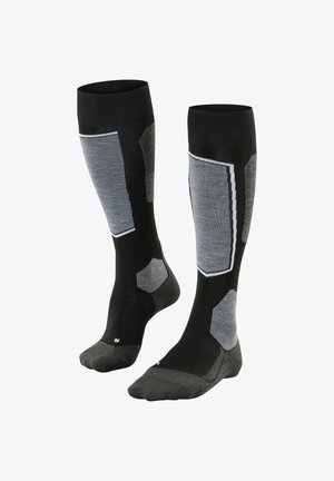 FALKE SK6 PRO SKIING - Sportsocken - black mix