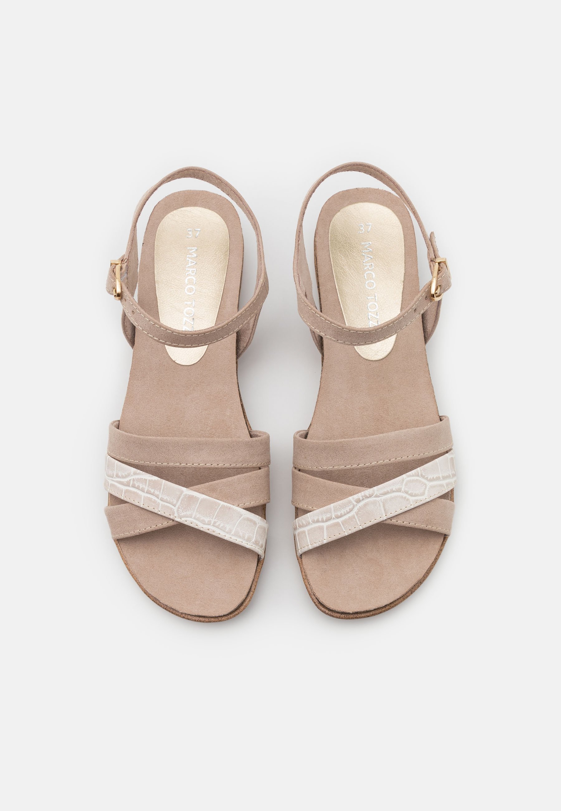 Marco Tozzi Riemensandalette - dune/beige - Zalando.de