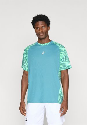 PADEL COURT TOP - Camiseta deportiva - misty pine/vital green