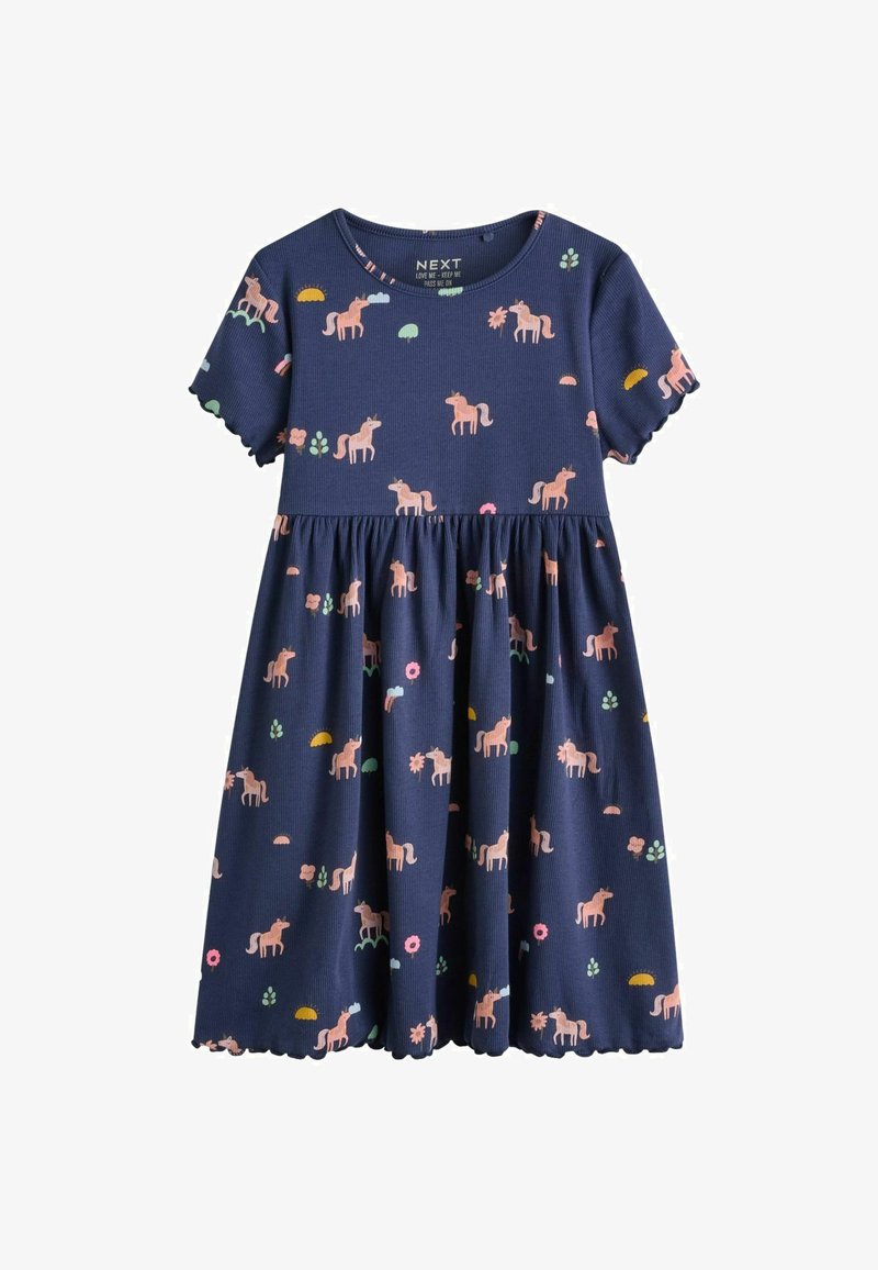 Next SHORT SLEEVE - REGULAR FIT - Robe en jersey - navy