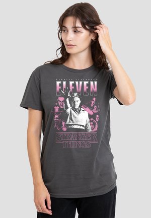 STRANGER THINGS  ELEVEN POSTER - Print T-shirt - anthracite