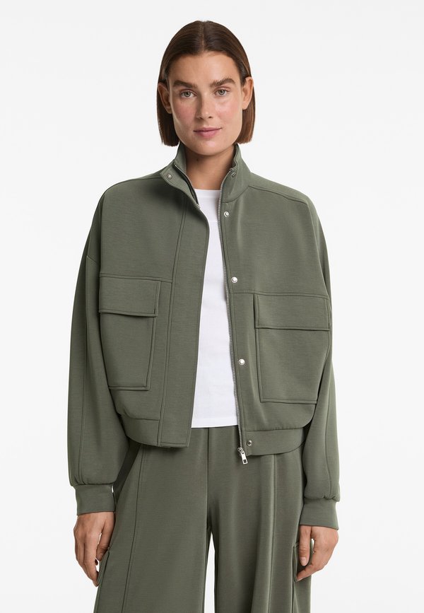SOFT-TOUCH WITH POCKETS - Leichte Jacke - khaki