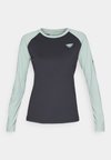 ALPINE PRO TEE - Top s dlhým rukávom - black out/jadelite