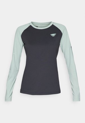 Dynafit ALPINE PRO TEE - Long sleeved top - black out/jadelite
