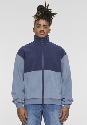 Urban Classics Fleece jacket - navy cloudsky