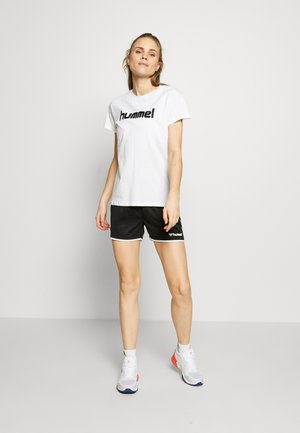 HMLAUTHENTIC - Sports shorts - black/white