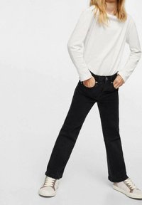 Mango Kids FLARE - Flared-farkut - black denim