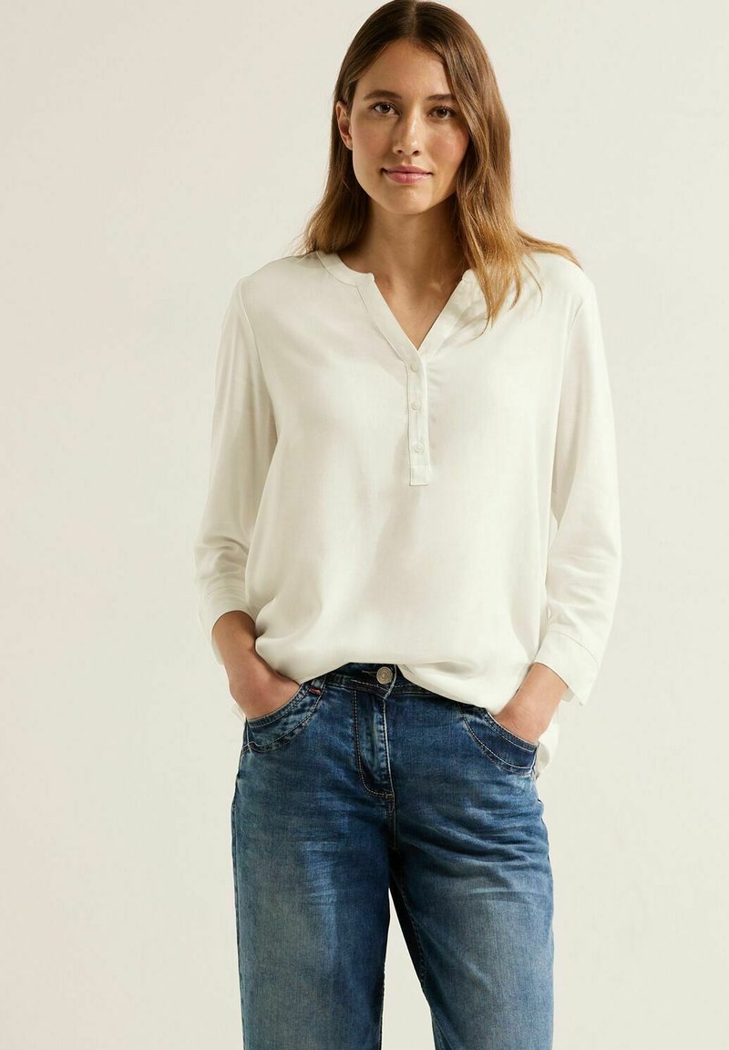 Cecil IN UNIFARBE - Blouse - weiß