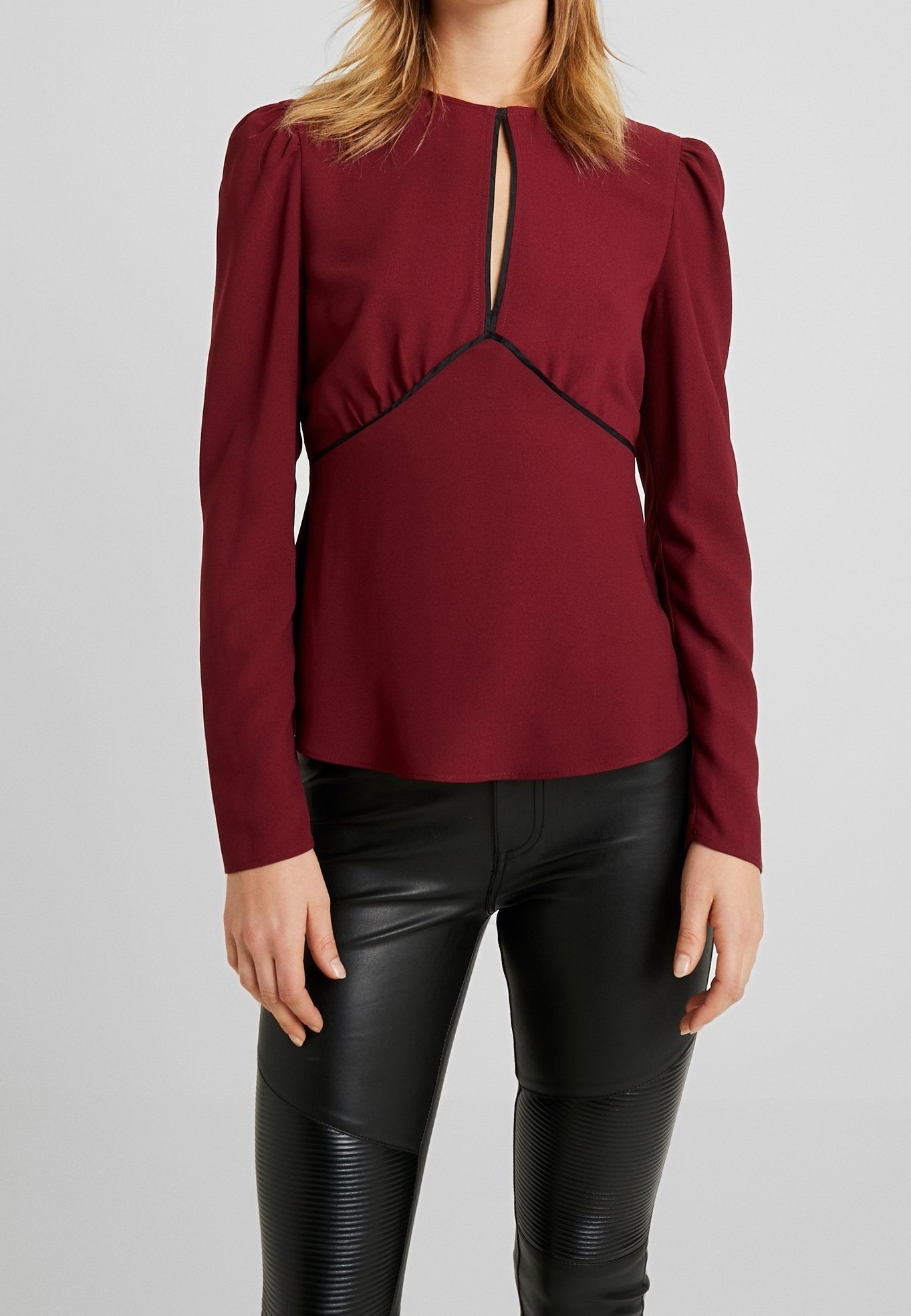 トップス saruwa2 Topshop Bluzka/bordowy - (Pre-owned) - Zalando.pl