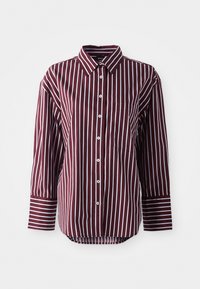 Button-down blouse - burgundy
