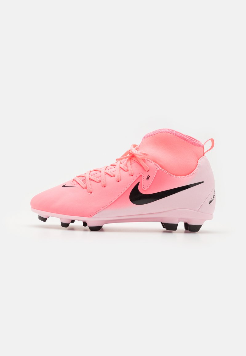 Nike Performance JR PHANTOM LUNA II CLUB FG/MG UNISEX - Kõva pinnase jalgpallisaapad - sunset pulse/black
