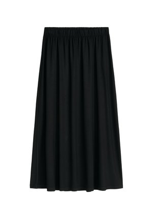 Marc O'Polo DENIM, MARC O'POLO DENIM AUSGESTELLTER JERSEYROCK AUS  LENZING™ ECOVERO™ - Jupe trapèze - black