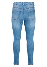 Zizzi AMY MIT HOHER TAILLE - Vaqueros slim fit - blue denim