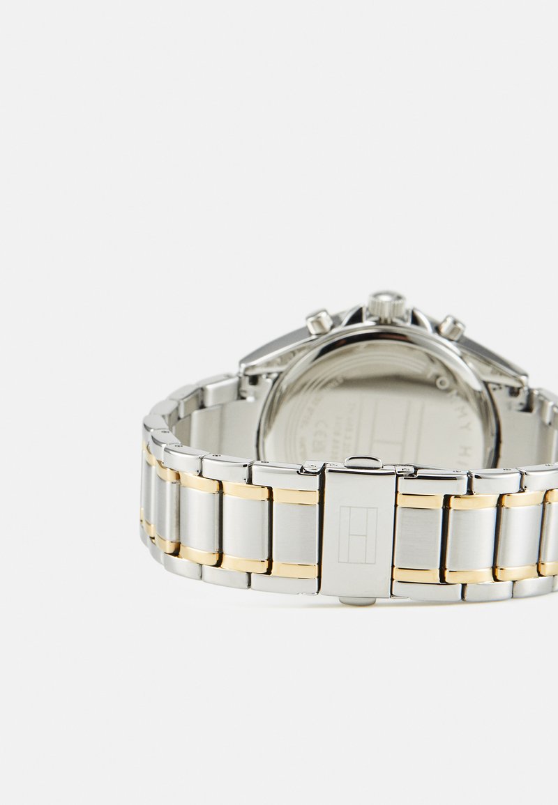 Tommy Hilfiger CASE BEZEL DIALBRACELET - Chronograph - silver 
