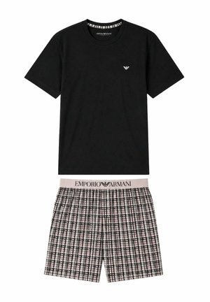 Emporio Armani, PIGIAMA UOMO SET - Pigiama - nero rosa