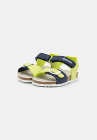 Geox GHITA BOY - Sandálias - lime/navy