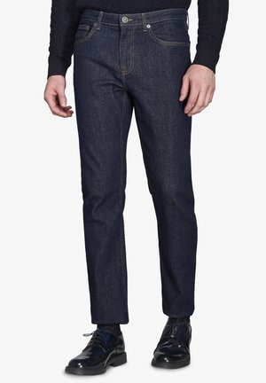 Jeans Tapered Fit - dark blue solid