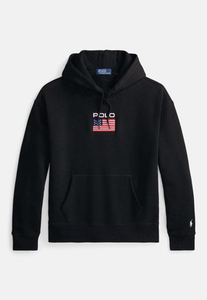 OLYMPICS FLAG FLEECE HOODIE - Hættetrøje - polo black