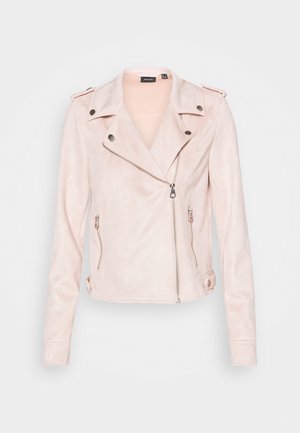 Vero Moda Faux leather jacket - light pink