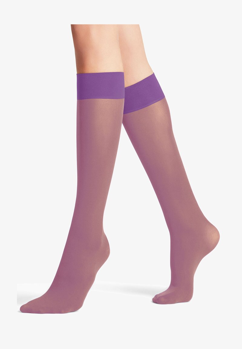 FALKE PURE MATT 50 DENIER SEMI-OPAQUE - Kniekousen - pink iris