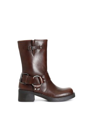 Botine clasice - terra di siena dark