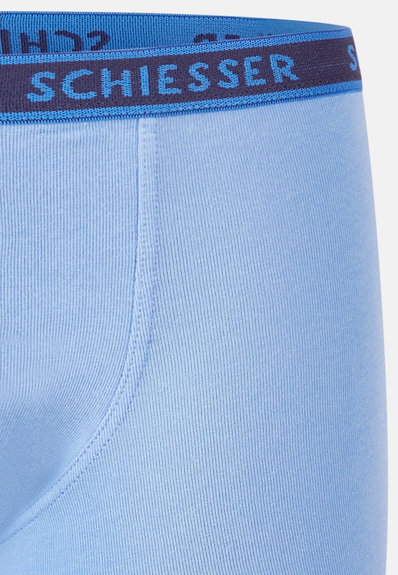 Schiesser Boxers Garçons 95/5 Coton bio - lot de 6 Rouge / bleu à