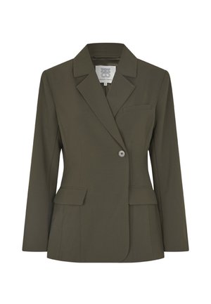Second Female, FIQUE FITTED BLAZER - Cappotto corto - black olive
