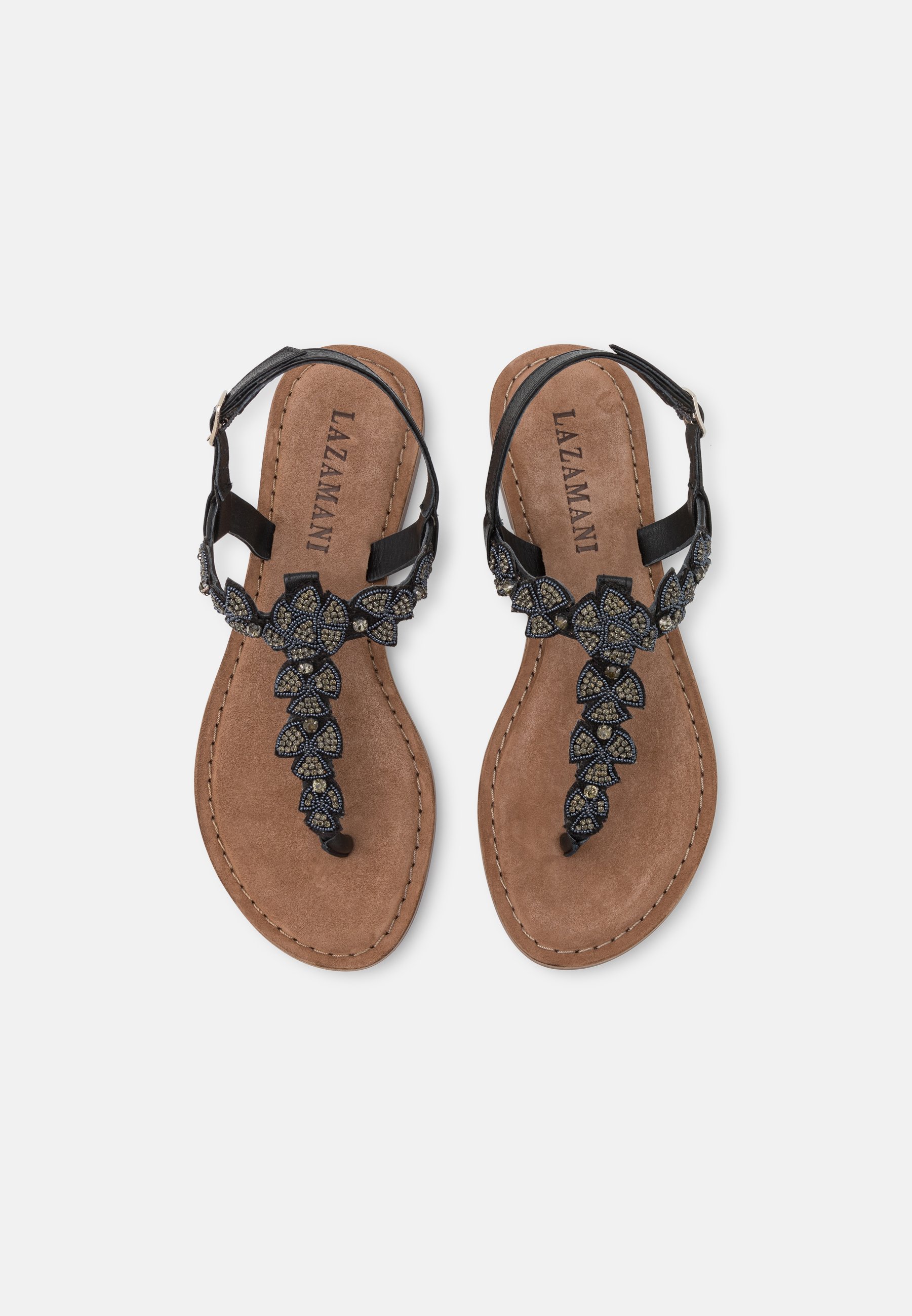 Lazamani Teensandalen - black/zwart - Zalando.nl