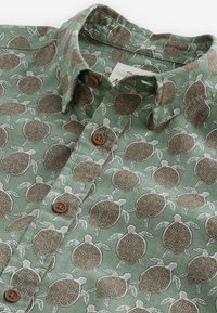Next SHORT SLEEVE REGULAR FIT - Vapaa-ajan kauluspaita - green