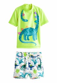 Next - SUNSAFE SET - REGULAR FIT - Shorts - yellow dinosaur Miniatuurafbeelding 1