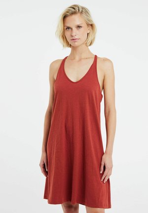 PRTFELINE  - Jersey dress - chilirust