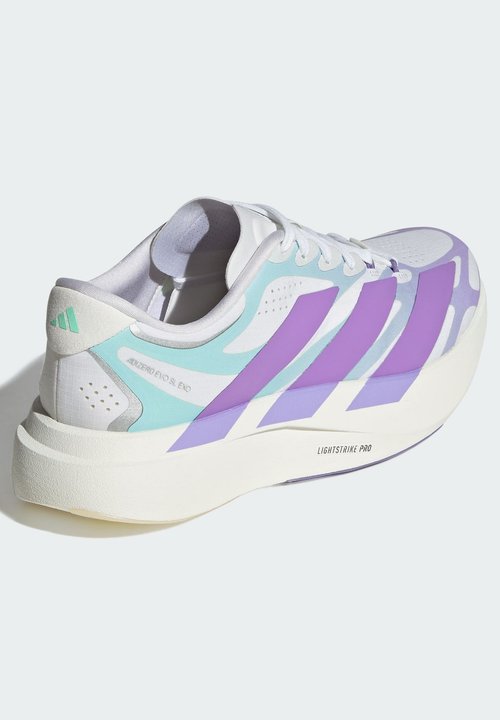 adidas Adizero Evo SL White Purple Lime Burst — photo 4