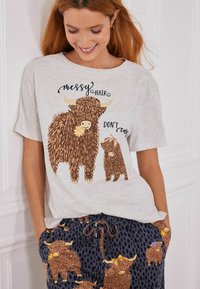 Next SHORT SLEEVE - Set lenjerie de noapte - ecru hamish