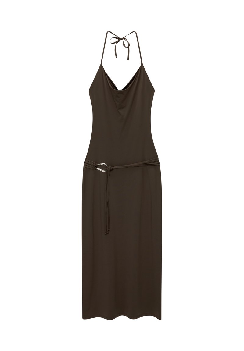 PULL&BEAR Jurk bruin PULL&BEAR Jurk bruin