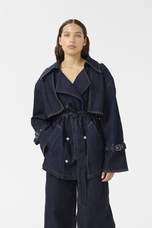 SUMMER TRENCHCOAT - Denim jacket - unwashed denim