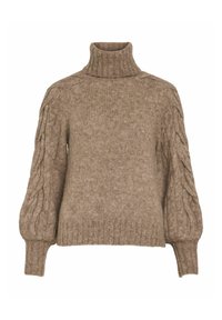 VILA Neule - dark brown