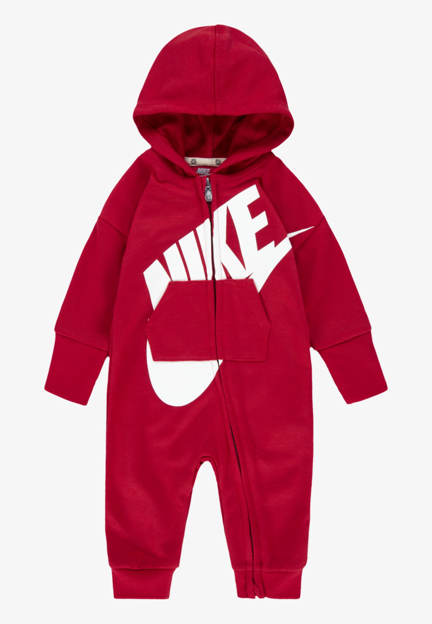 red and white nike jumpsuit