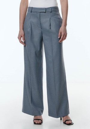 ANNY - Broek - blau schwarz