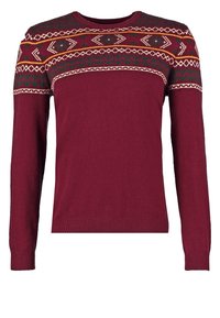 Pier One Strickpullover - bordeaux