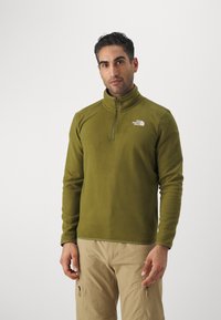 The North Face - 100 GLACIER 1/4 ZIP - Fleece trui - forest olive Miniatuurafbeelding 1