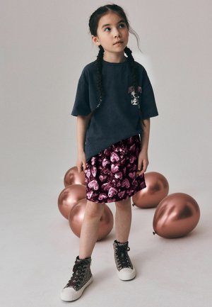 Next, REGULAR FIT - SEQUIN SKIRT - A-Linien-Rock - berry pink heart