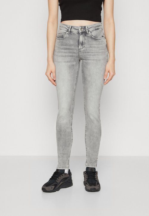 Only ONLBLUSH Life Mid SK RW AK DT REA213NOOS, Jeans Donna, Opacity, Light Blue Denim, XS/32