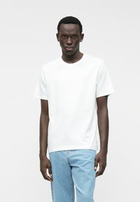 Jack & Jones JJEORGANIC TEE O NECK 5 PACK - Paprasti marškinėliai - black/white