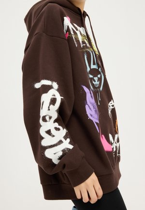 Hoodie - dark brown