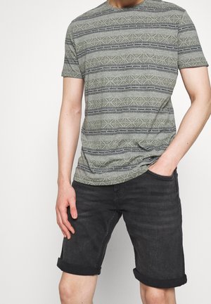 Print T-shirt - olive