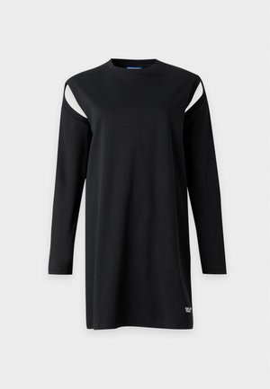 Karl Lagerfeld Jeans, CUT OUT DRESS - Трикотажна рокля - black