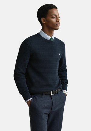 MINI CABLE C-NECK - Pullover - evening blue