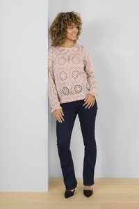 Cream CRTILEY LACE SMOCK WAITS - Palaidinė - burnished lilac
