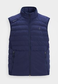 QUILTED FULL-ZIP VEST - Veste sans manches - refined navy
