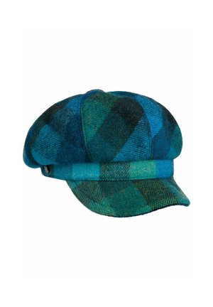 Lierys JOHN HANLY CHECK - Beanie - blau-grün